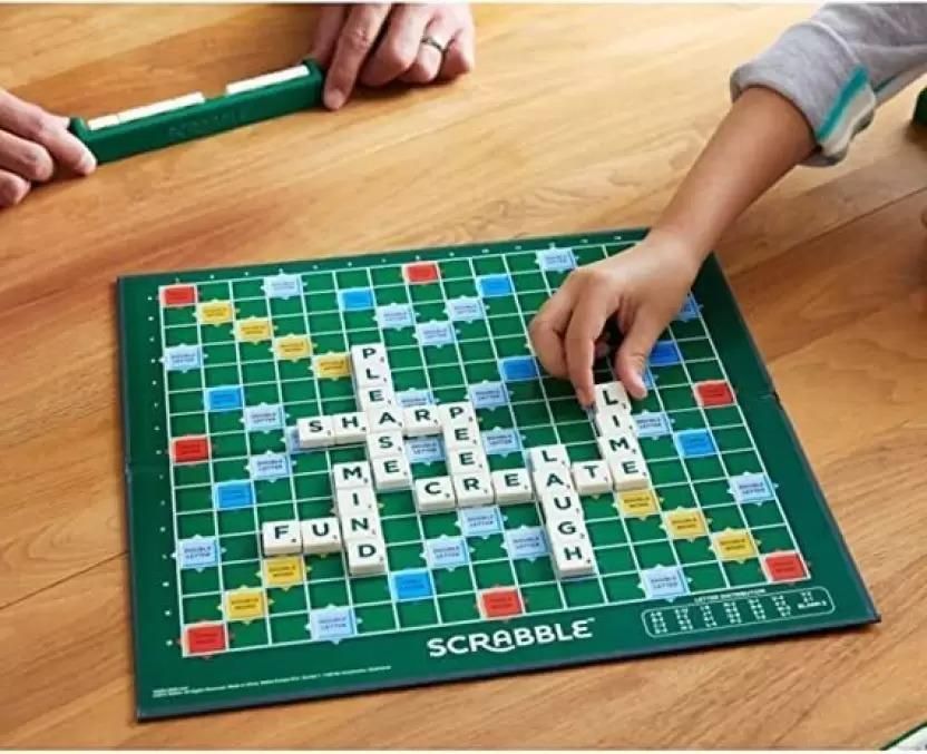 Crossword Scrable Board Game | Big Size Spelling Game